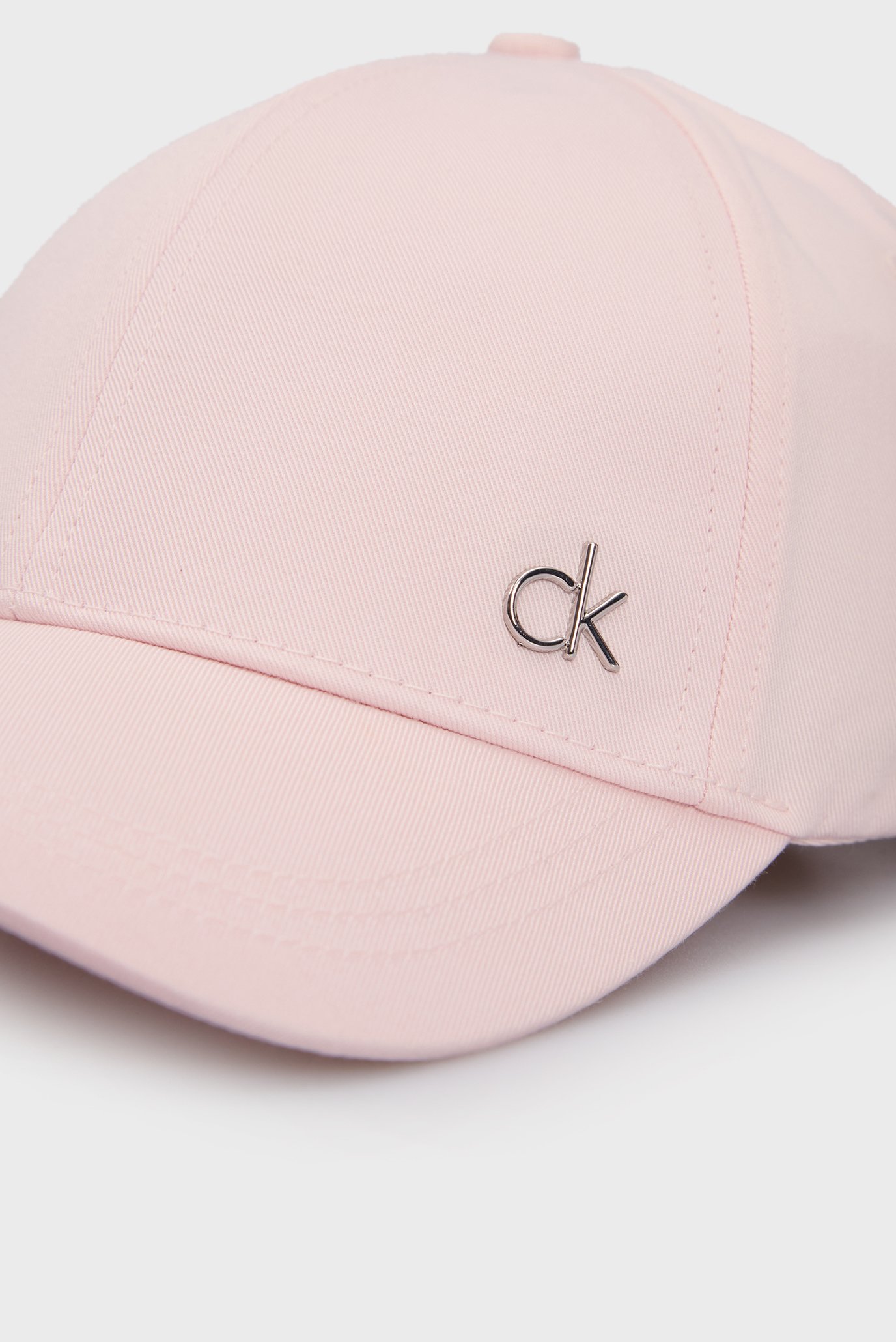 Женская розовая кепка CK METAL COTTON CAP 3