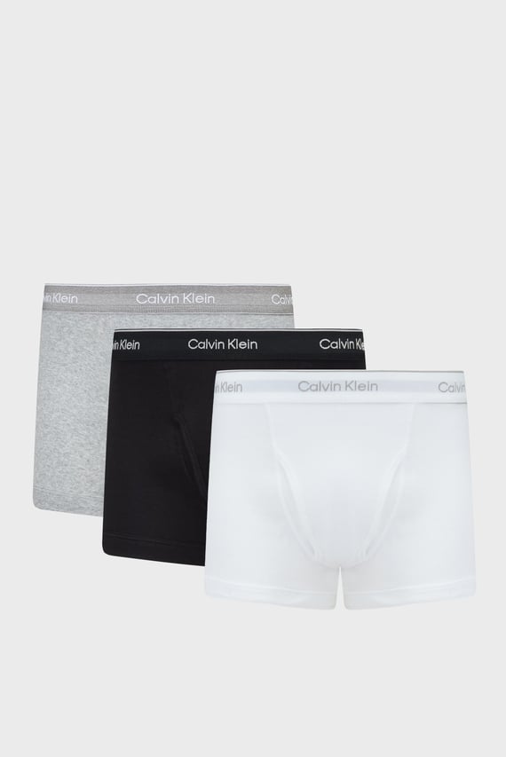 Мужские боксеры (3 шт) TRUNK Calvin Klein