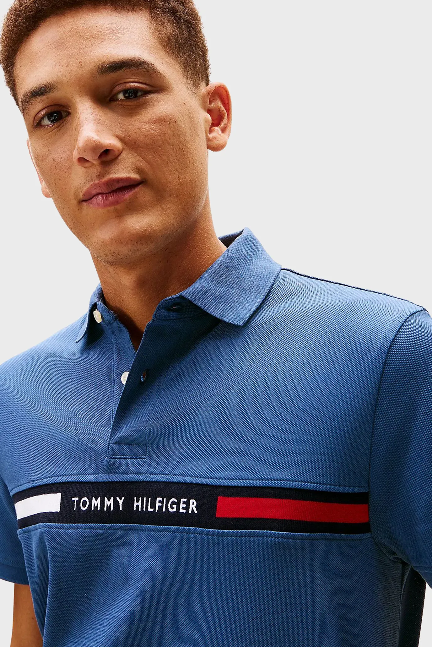 Поло HILFIGER CHEST INSERT REG POLO 4