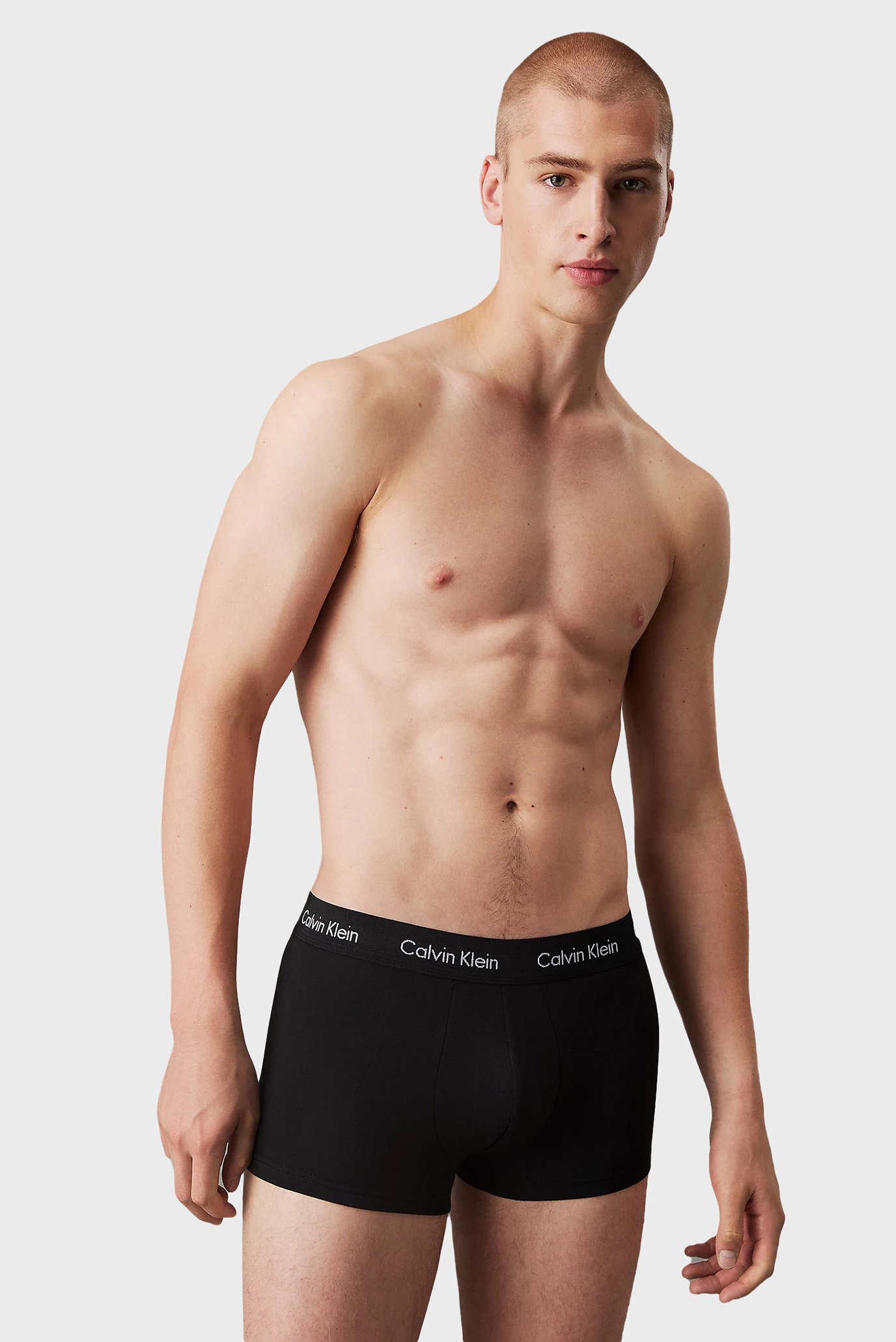 Мужские боксеры (3 шт) LOW RISE TRUNK 3PKCalvin Klein Мужские боксеры (3 шт) LOW RISE TRUNK 3PK 2