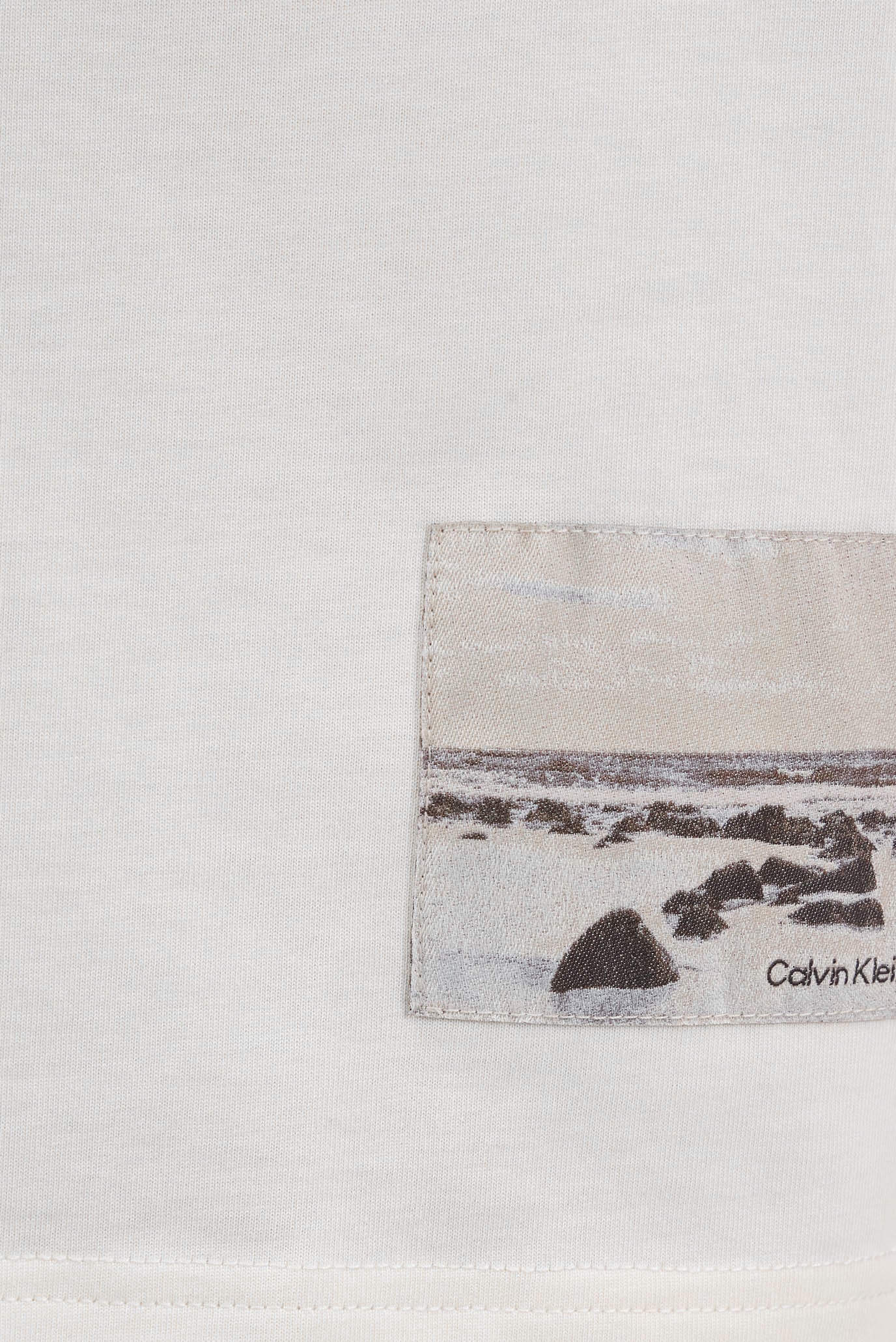 Мужская белая футболка LENTICULAR SHORELINE 3