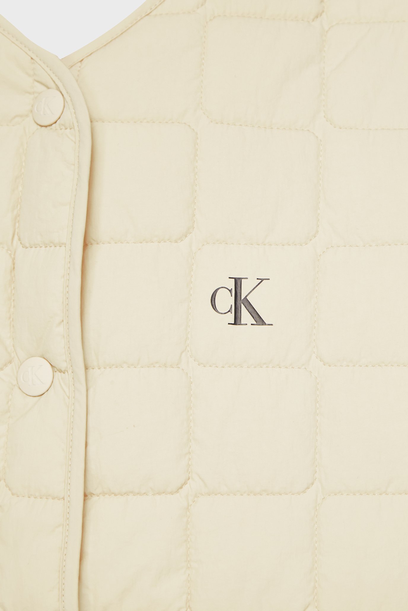 Женская белая куртка SHORT QUILTED JACKET 3