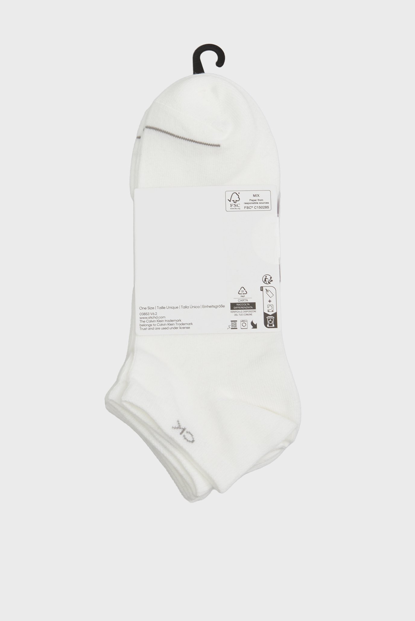Носки CK MEN SNEAKER 3PCalvin Klein Носки CK MEN SNEAKER 3P 3