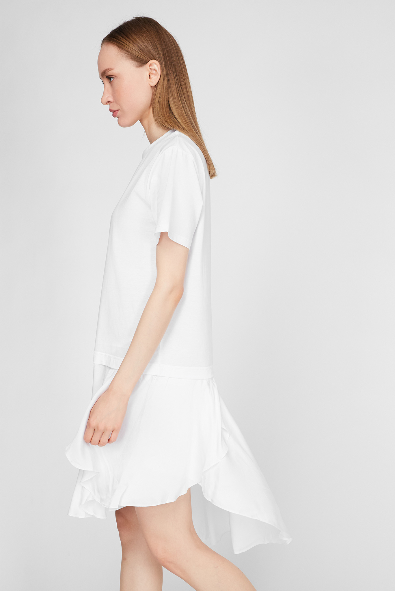 Женское белое платье D-JOLLIE 3