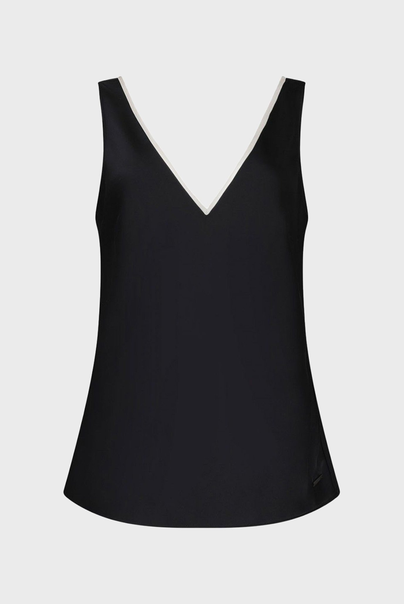 Женский черный топ TECH SATIN NS 2