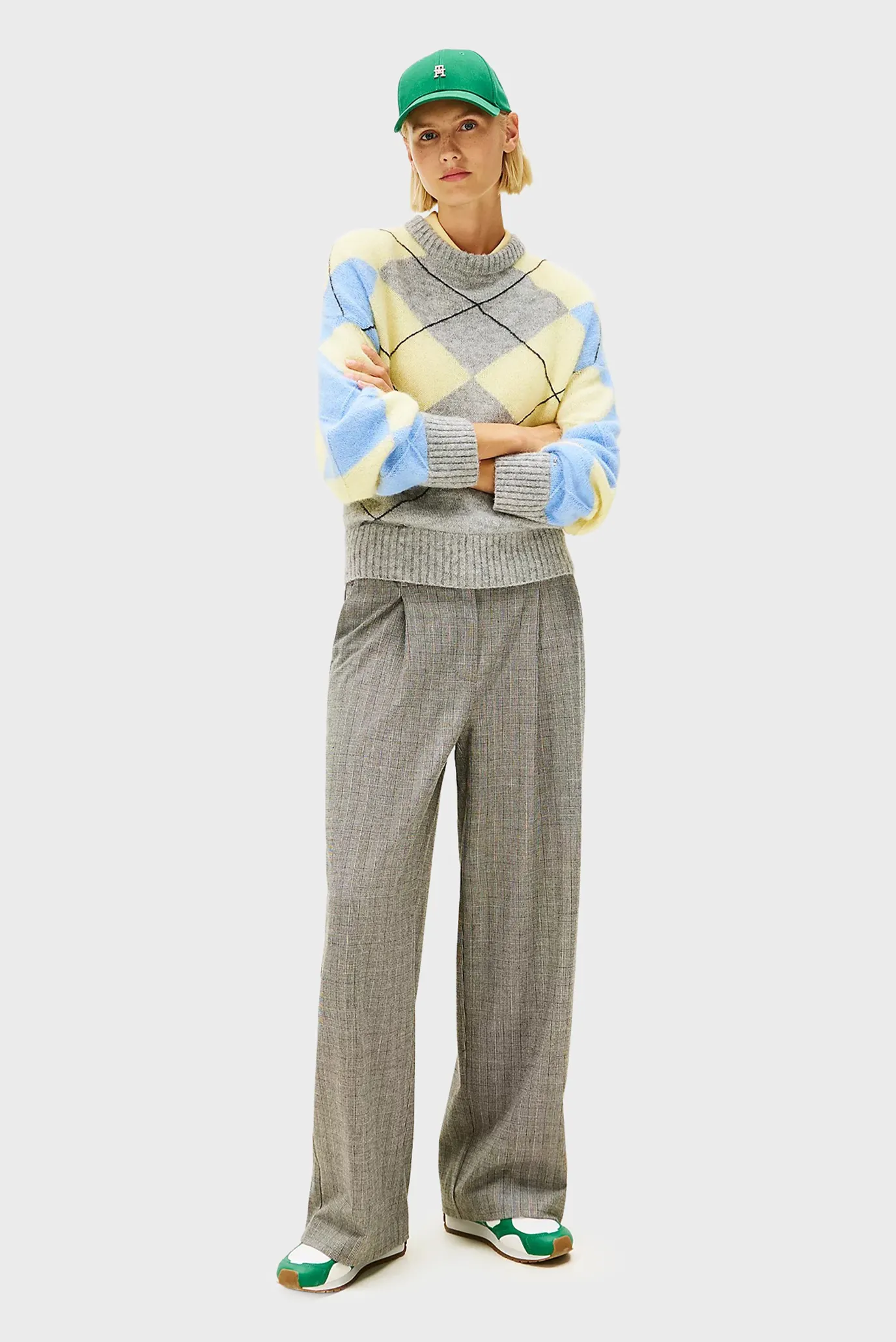 Свитер ALPACA BLEND ARGYLE C-NK LS SWT 3