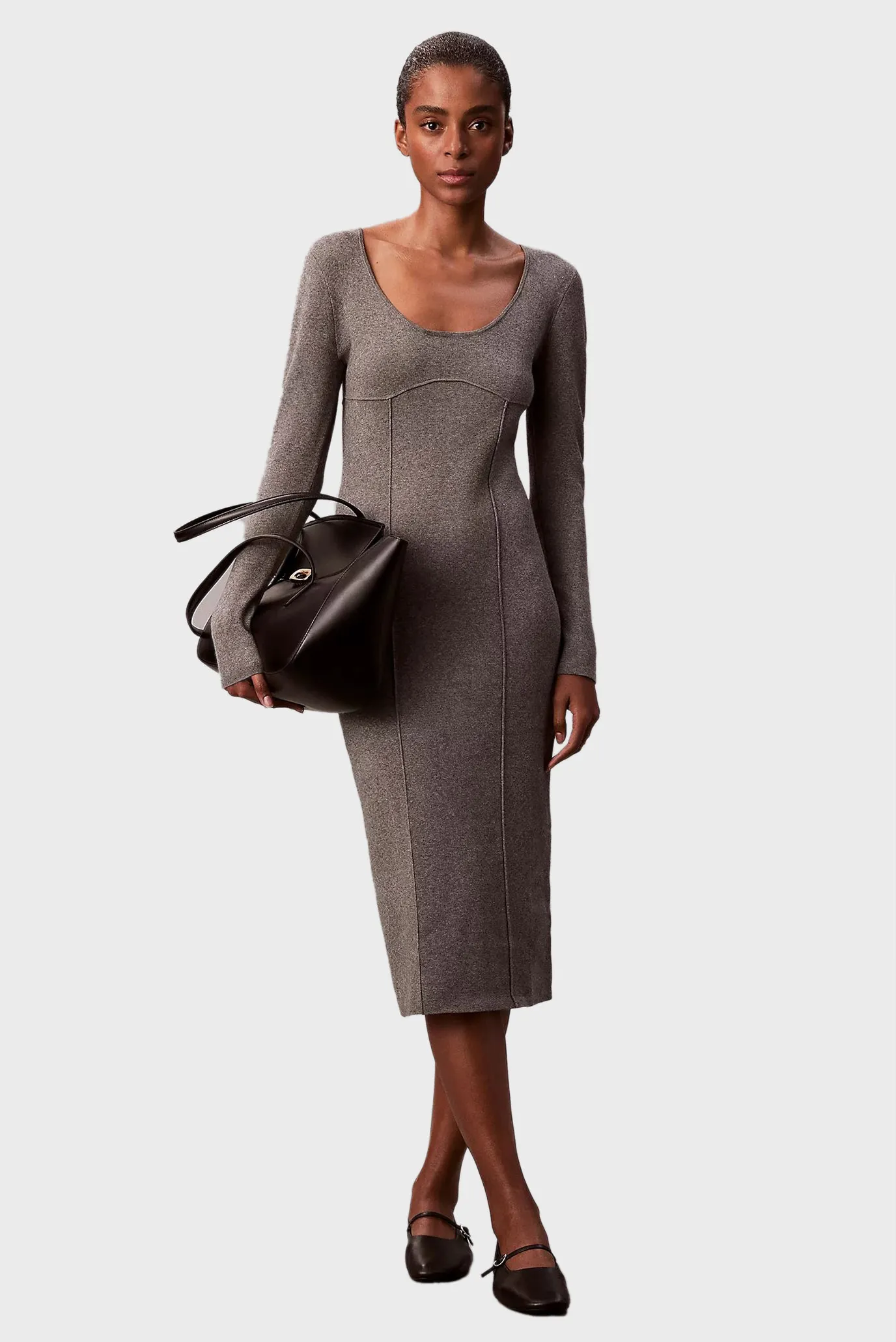 Платье HALF MILANO LS MIDI DRESS 1