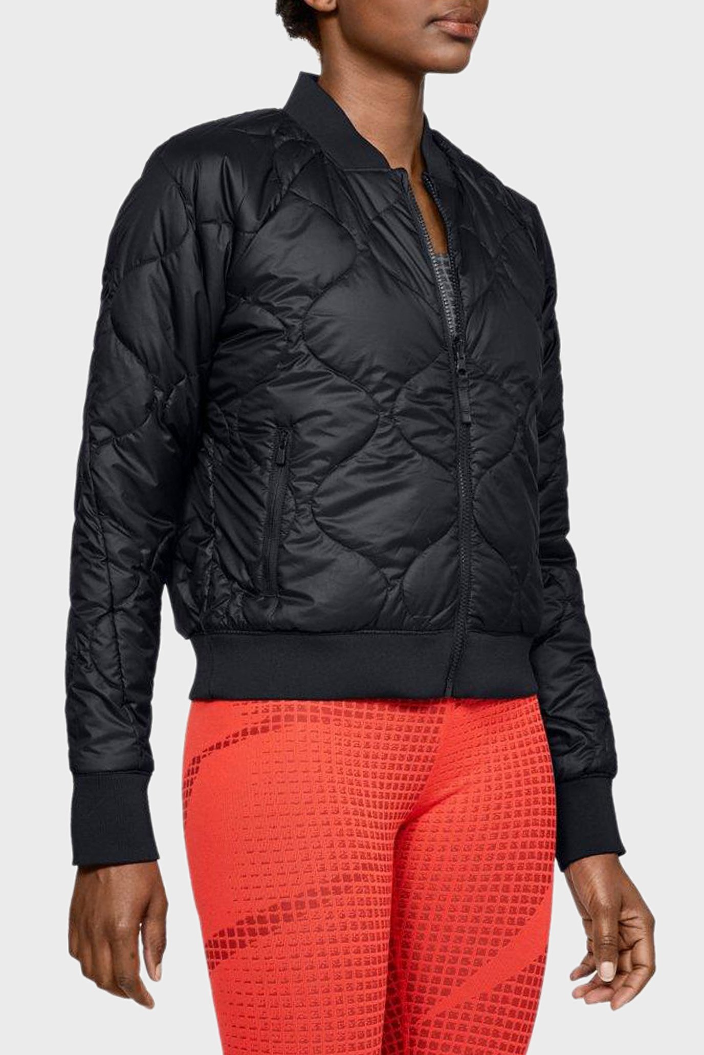 Женский черный бомбер UNSTOPPABLE REACTOR BOMBER Under Armour 1323043 ...