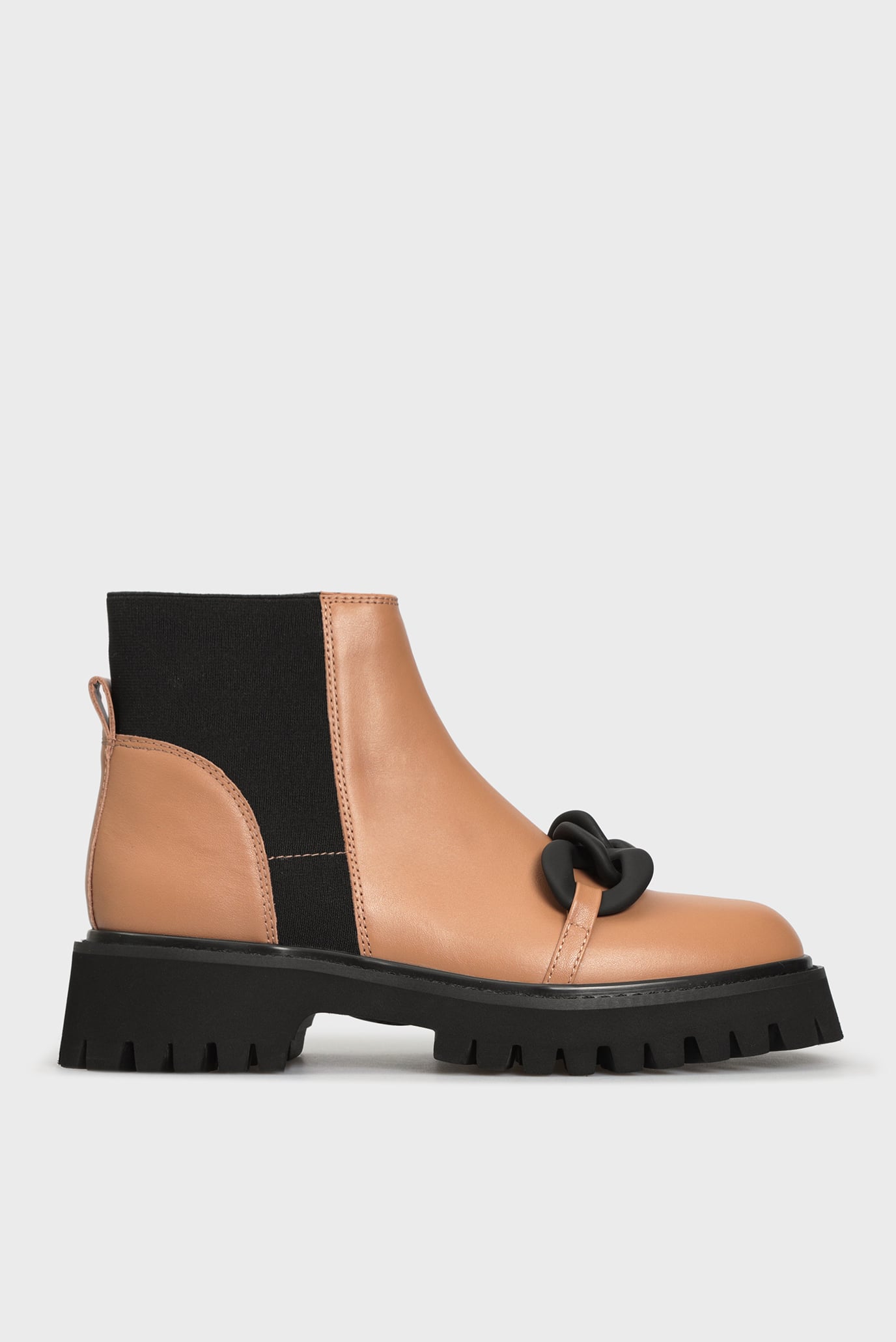 Женские коричневые кожаные челси Moorea 6