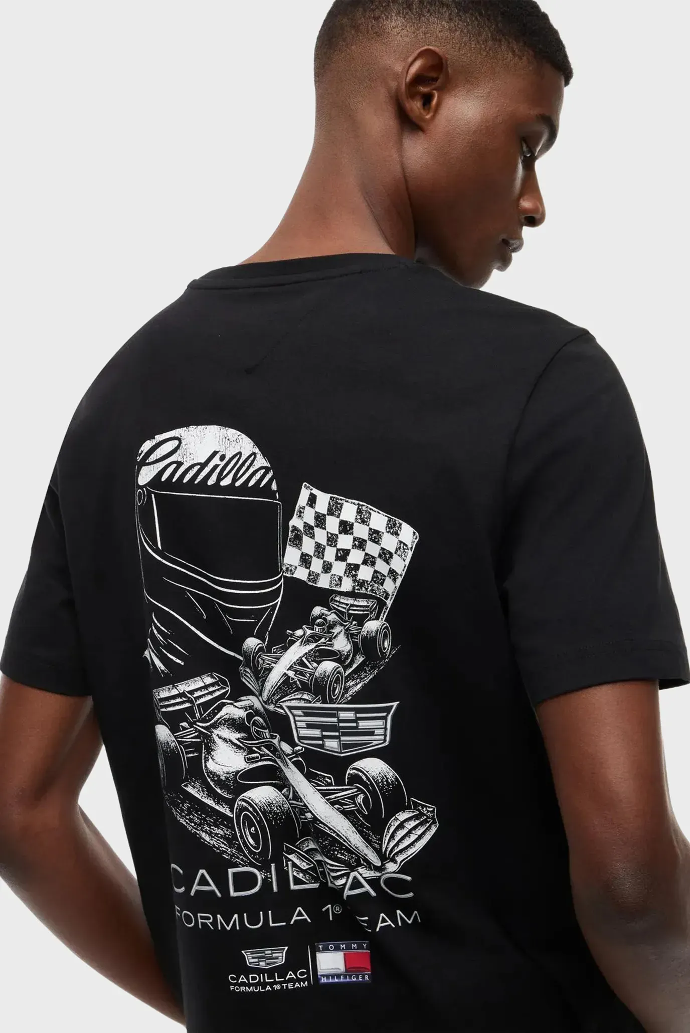 Футболка/TH X CF1 CAR GRAPHIC BLACK TEE 3
