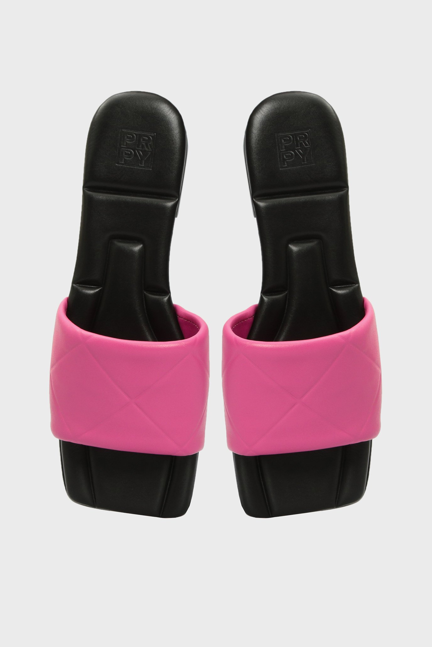 Женские розовые кожаные слайдеры UmbriaPRPY Женские розовые кожаные слайдеры Umbria 4