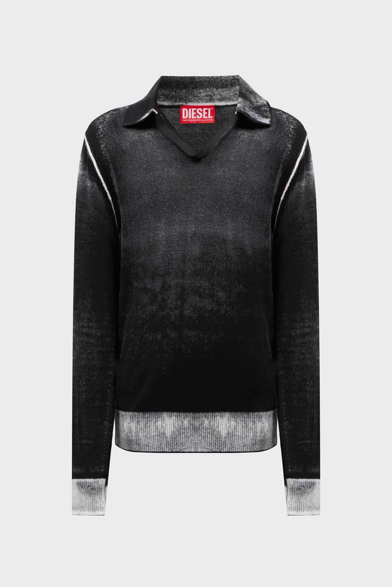 Мужское черное поло K-LORENZO MAGLIA 6