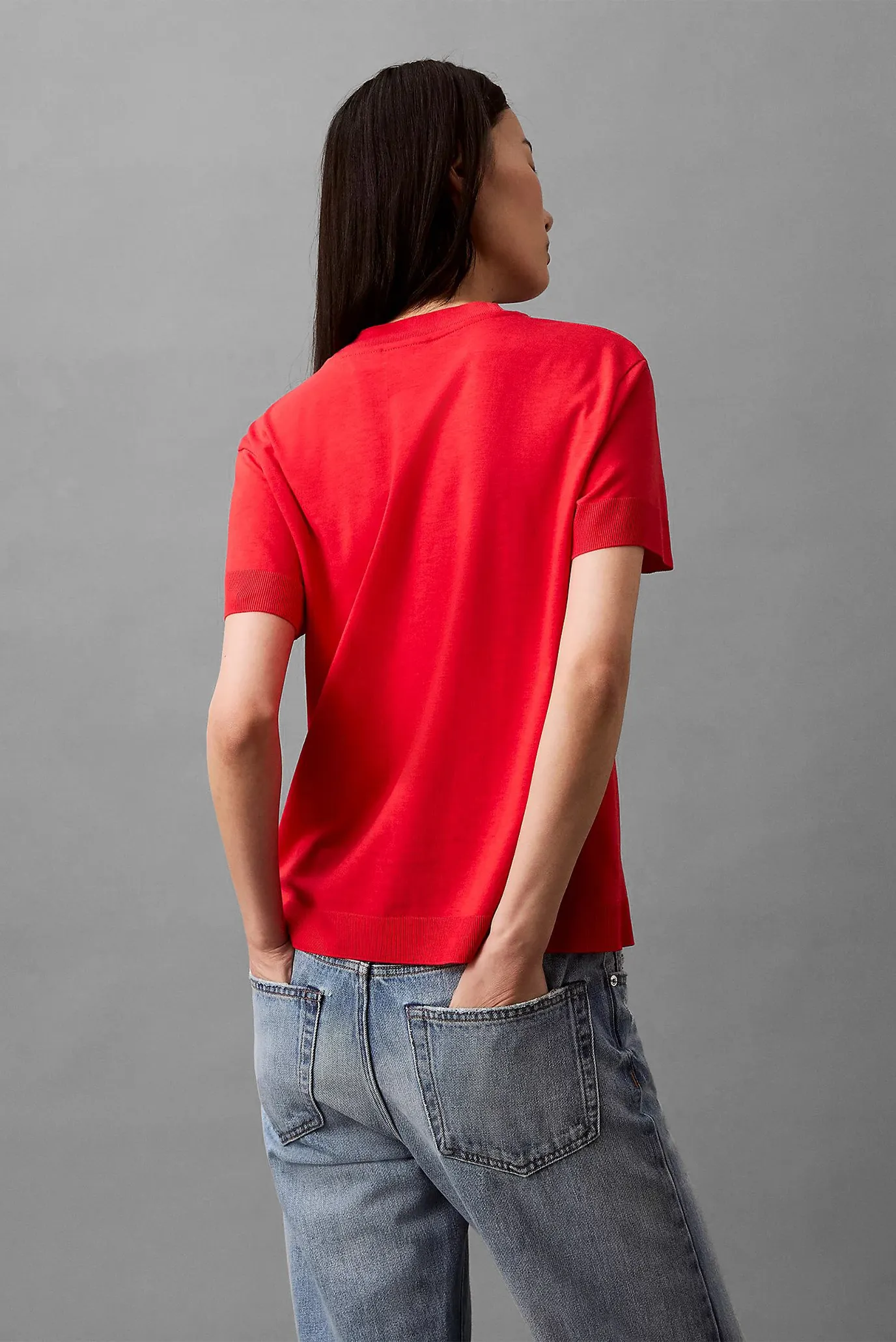 Футболка SS Silk Touch Fine Knit Mock Nk 2