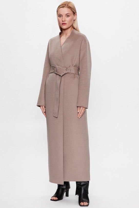 Пальто DOUBLE FACED WOOL MAXI COAT