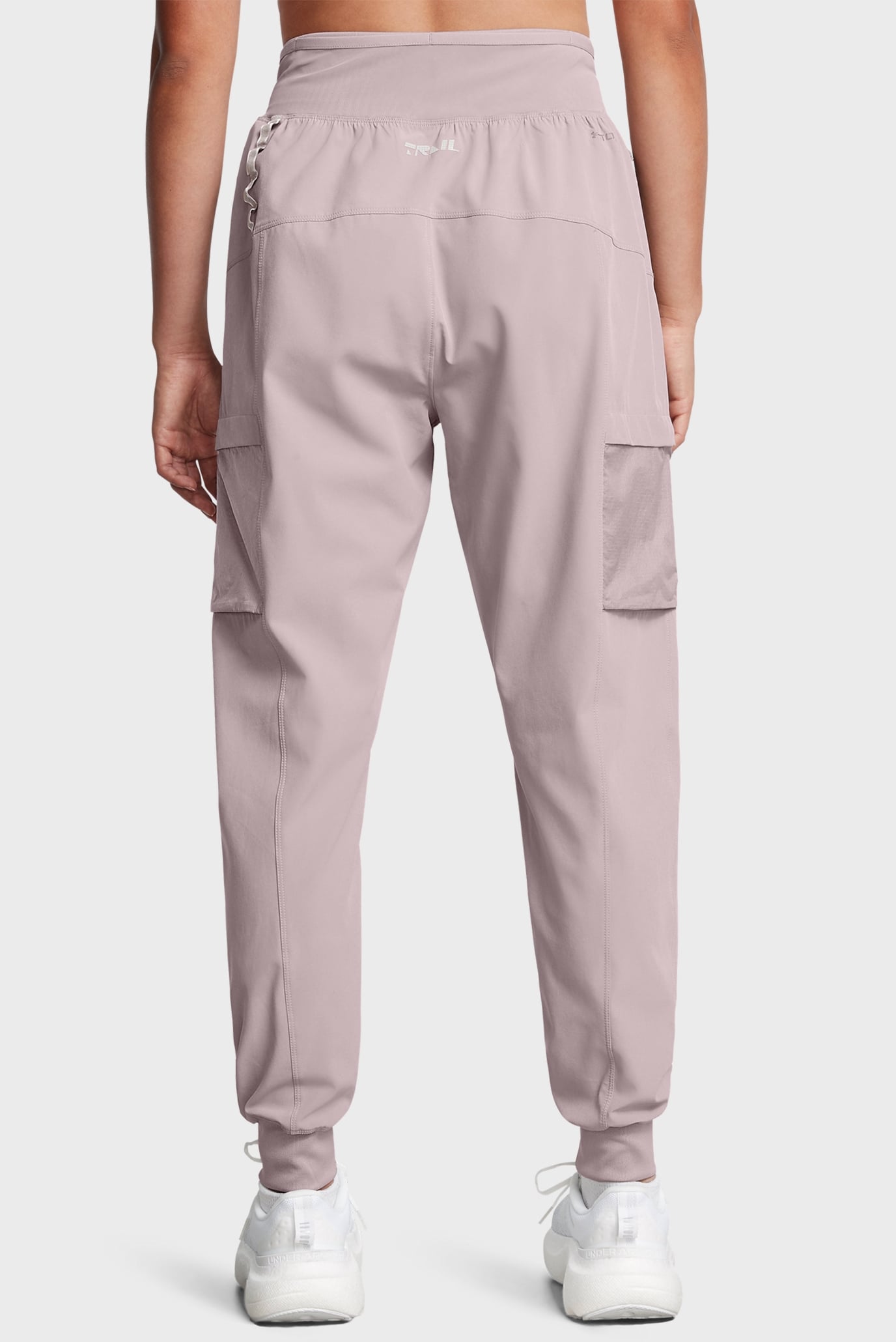 Женские серые спортивные брюки UA Trail Run Pants 3