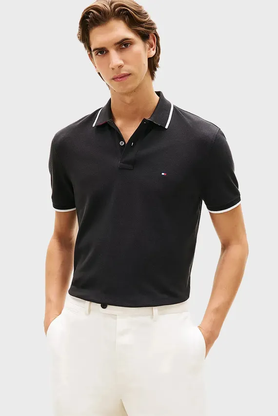Поло PIQUE UNDERCOLLAR REG POLO Tommy Hilfiger