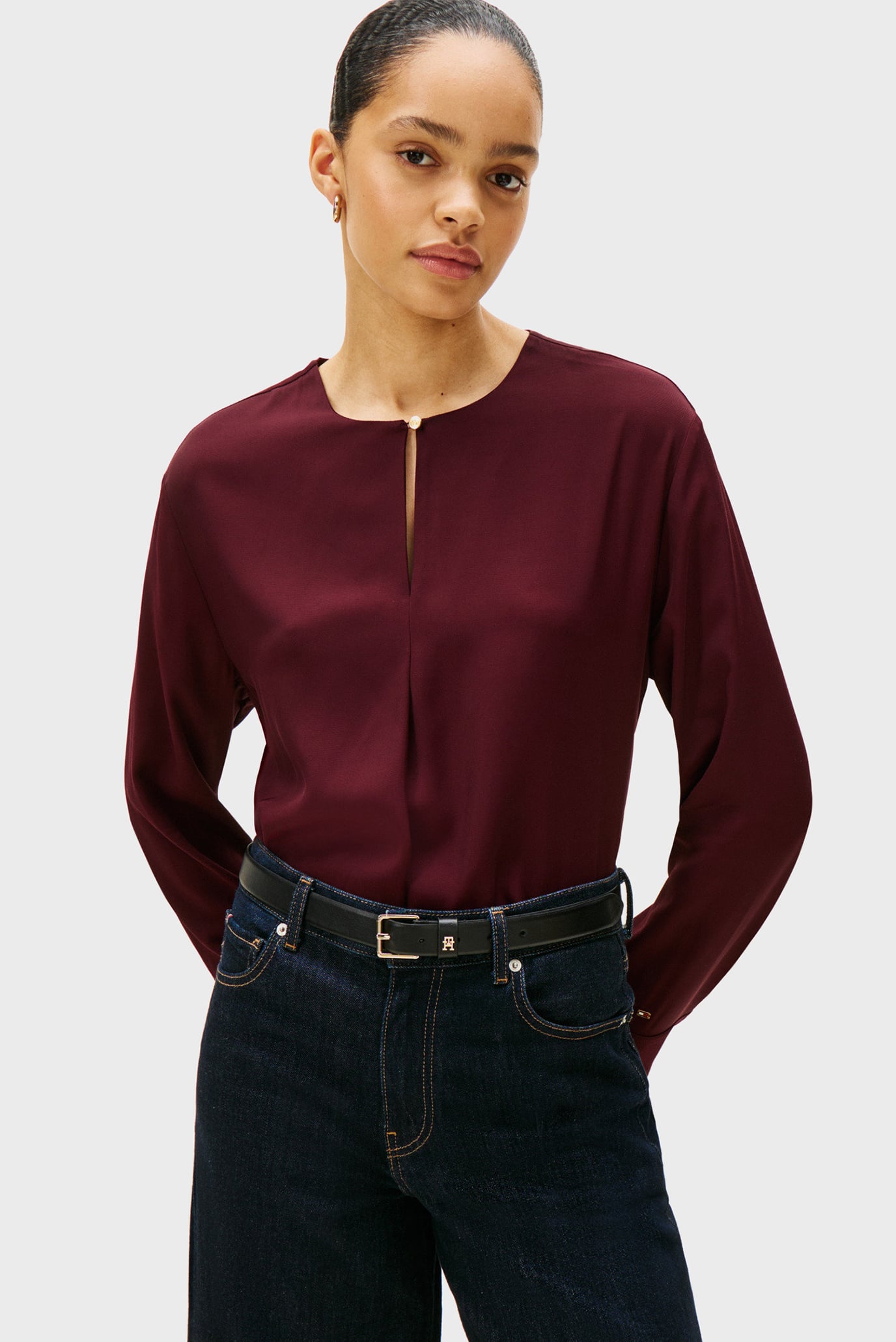 Блузка SOFT VIS LS RELAXED BLOUSE 1
