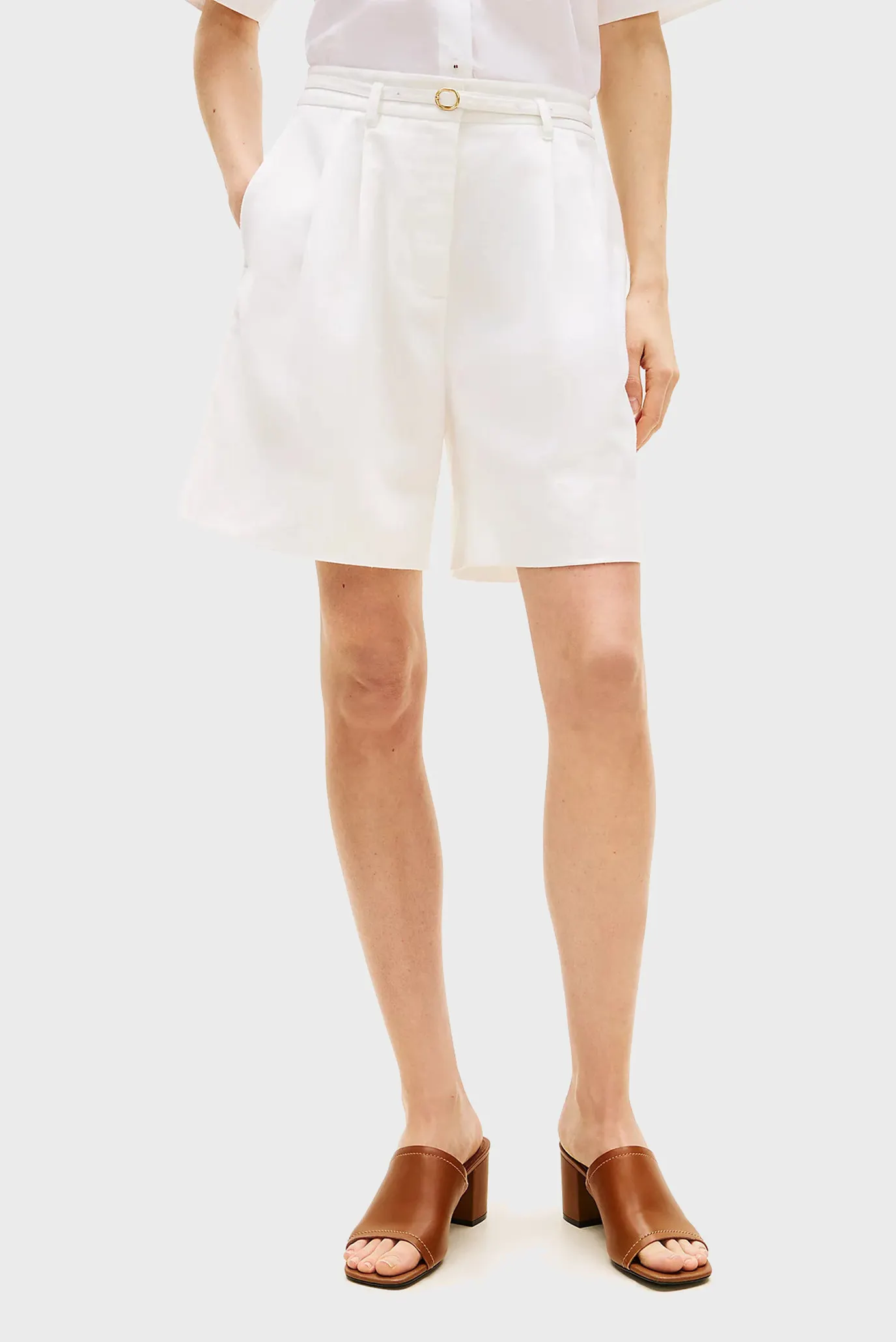 Шорты LINEN BLEND SHORT 1