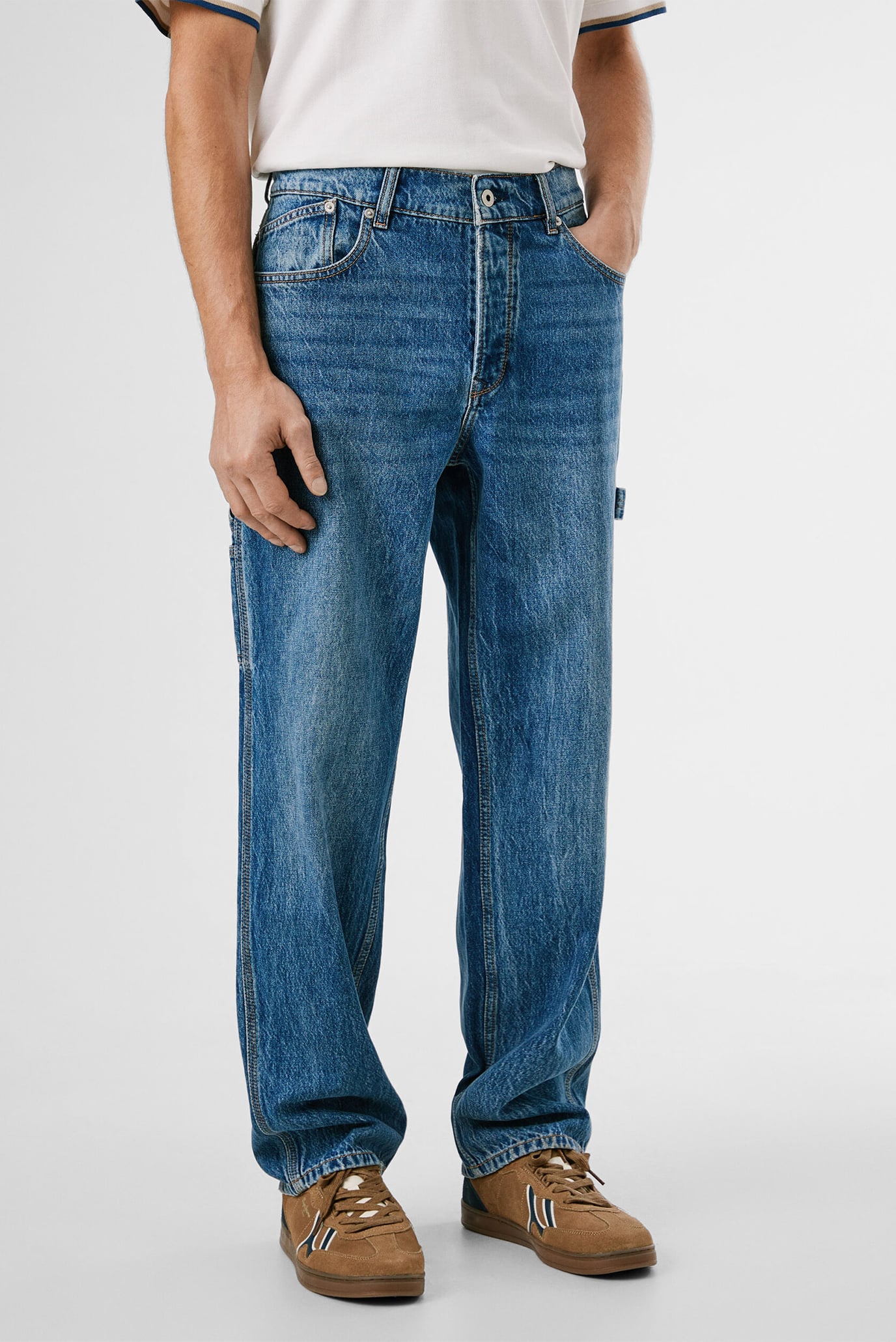 Джинсы SLIM JEANS HATCH FS WASHED BLK 1