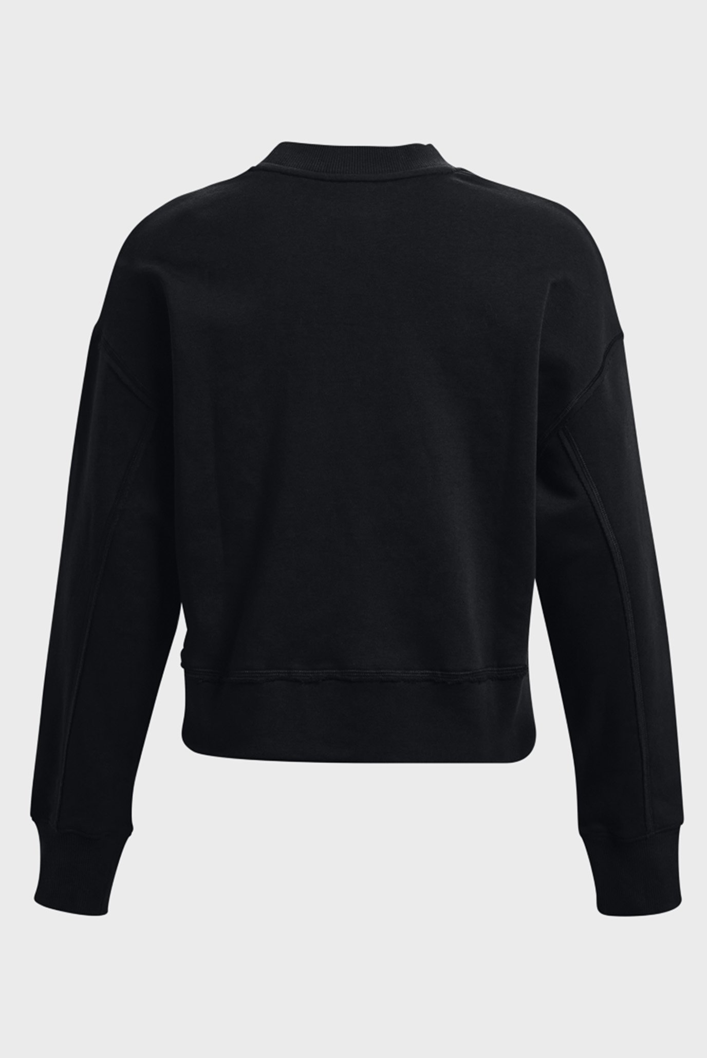 Женский черный свитшот UA Prjct Rock Fleece Crew 6