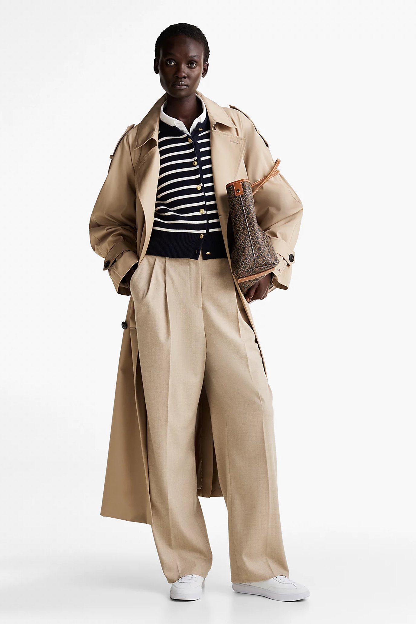 Штаны SOFT WOOL MIX RELAXED STR PANT 2