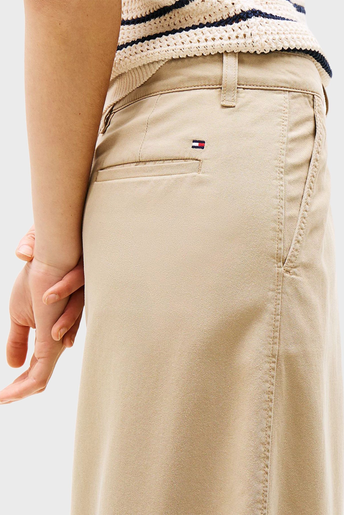 Юбка CO BLEND MIDI SKIRTTommy Hilfiger Юбка CO BLEND MIDI SKIRT 4