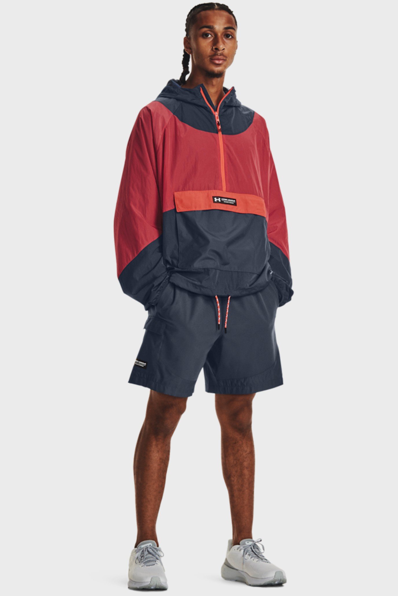 Мужской анорак UA Rush Woven 1 2 Zip Anorak 18