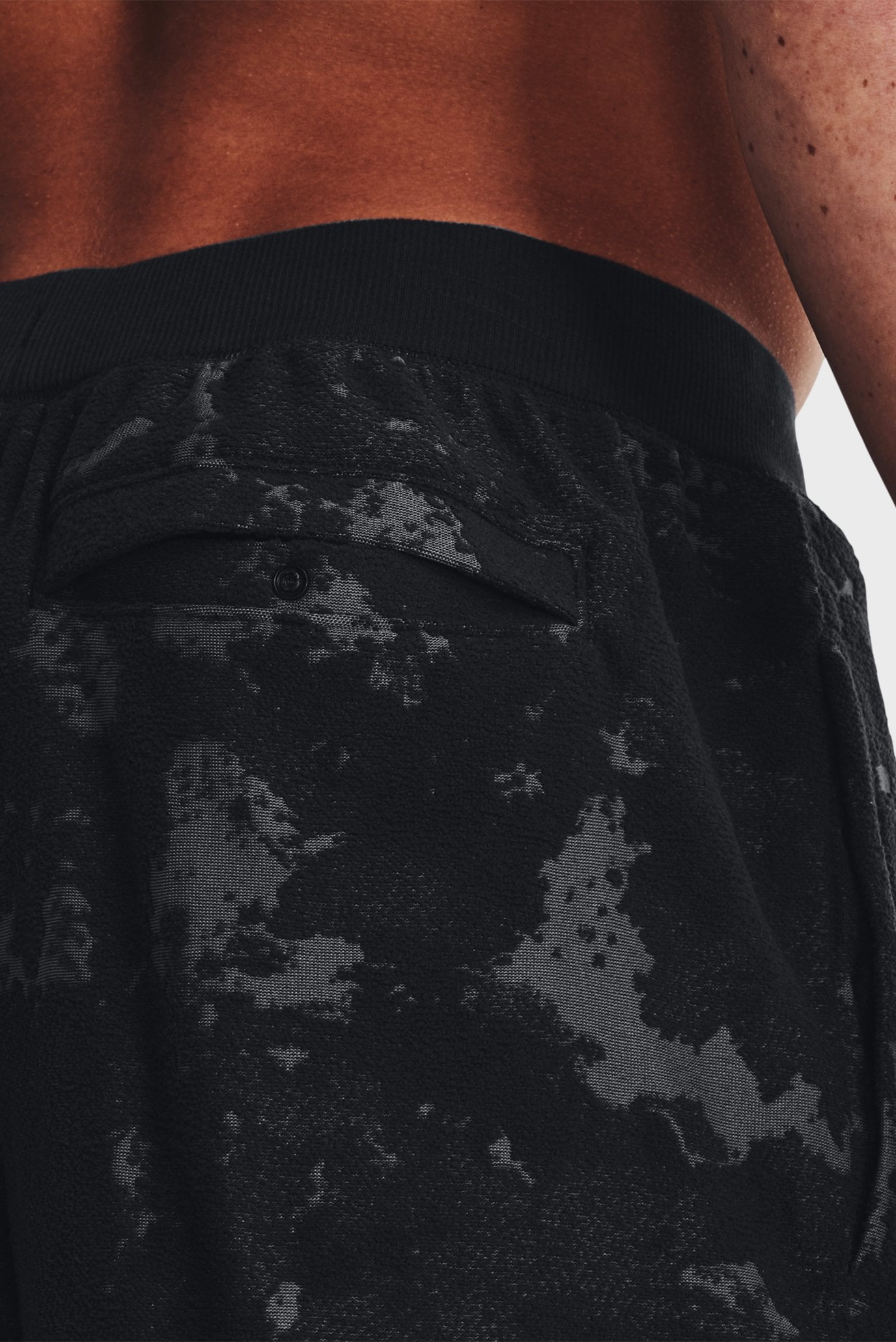 Мужские черные шорты UA Journey Terry Shorts 4