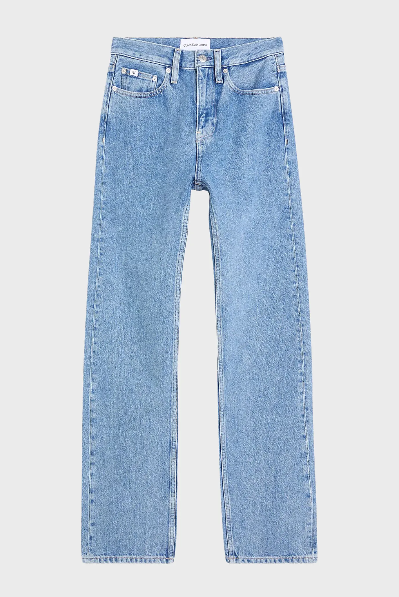 Женские голубые джинсы HIGH RISE STRAIGHT 5