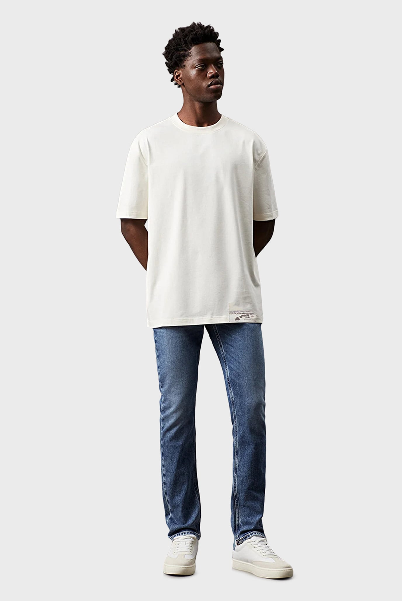 Мужская белая футболка LENTICULAR SHORELINE 1