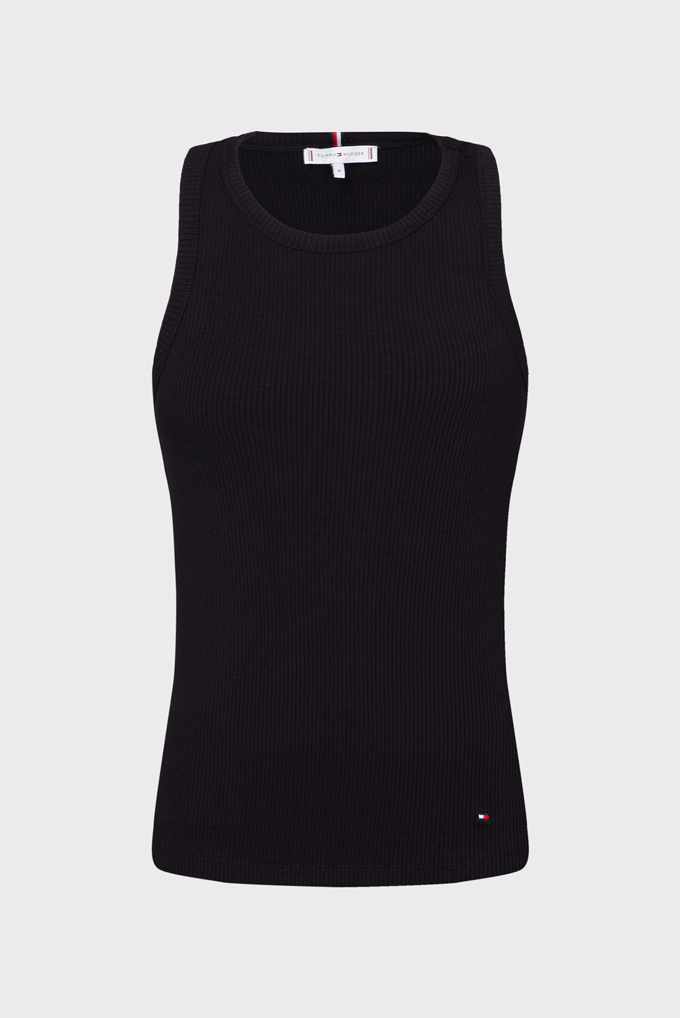 Женская черная майка SLIM 6