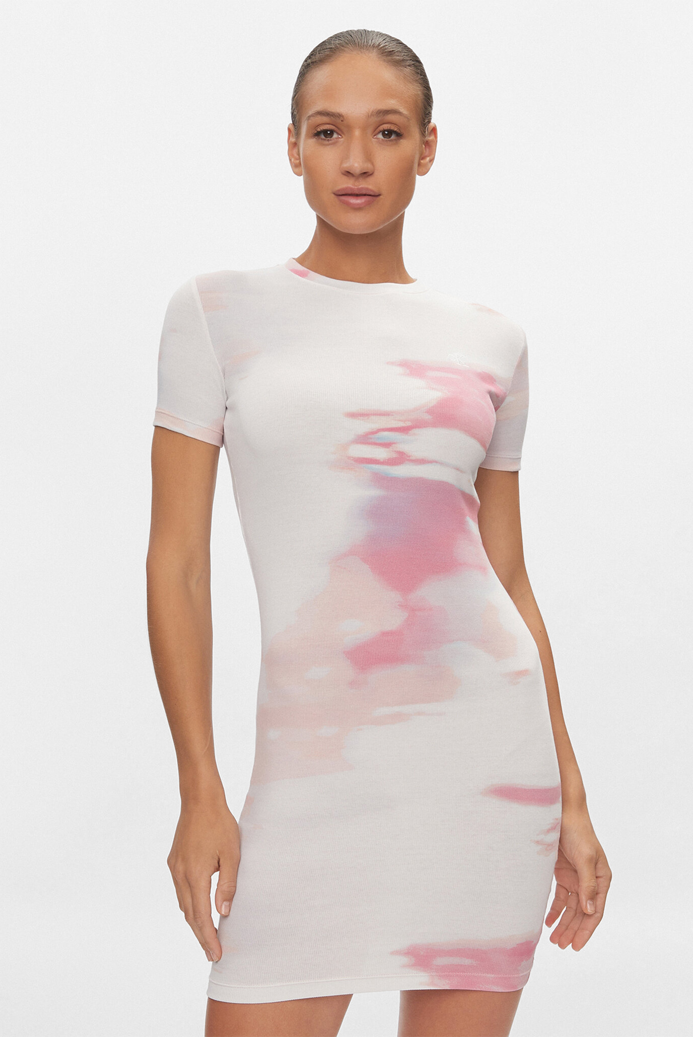 Платье AOP RIB SHORT SLEEVE DRESS 2