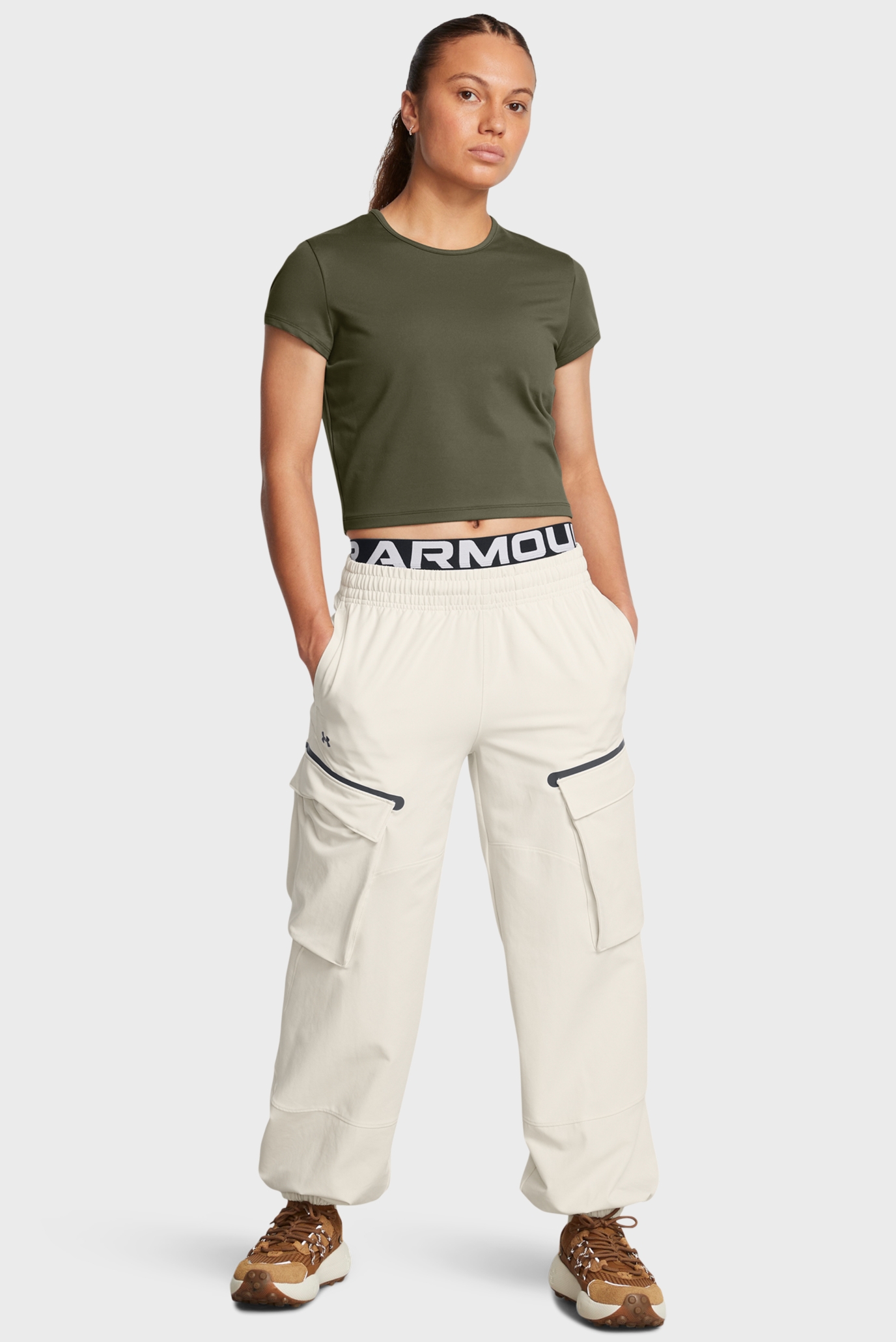 Женская зеленая футболка Meridian Baby Tee 2