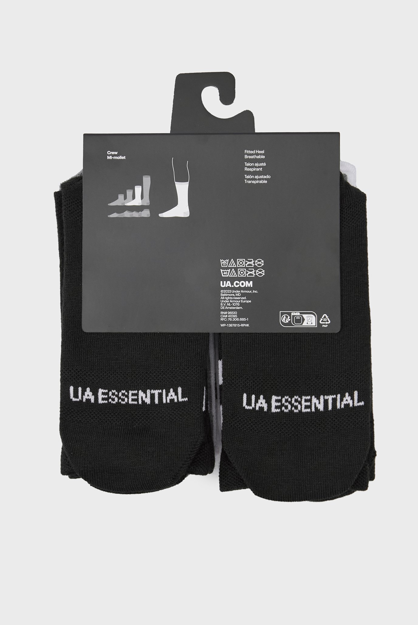 Носки (6 пар) UA Essential 6pk Crew 3
