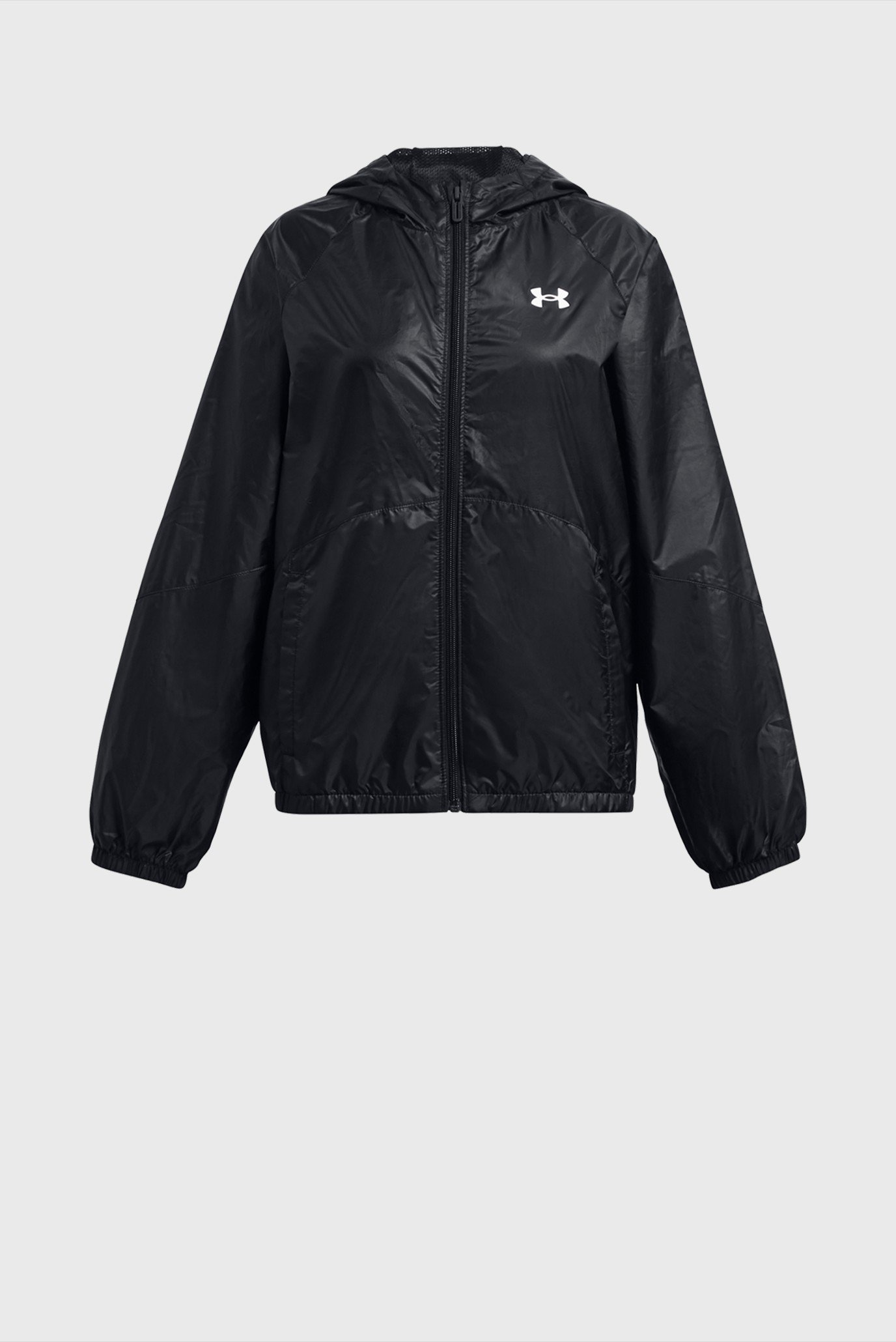 Детская черная ветровка UA SPORT WINDBREAKER Jkt 1