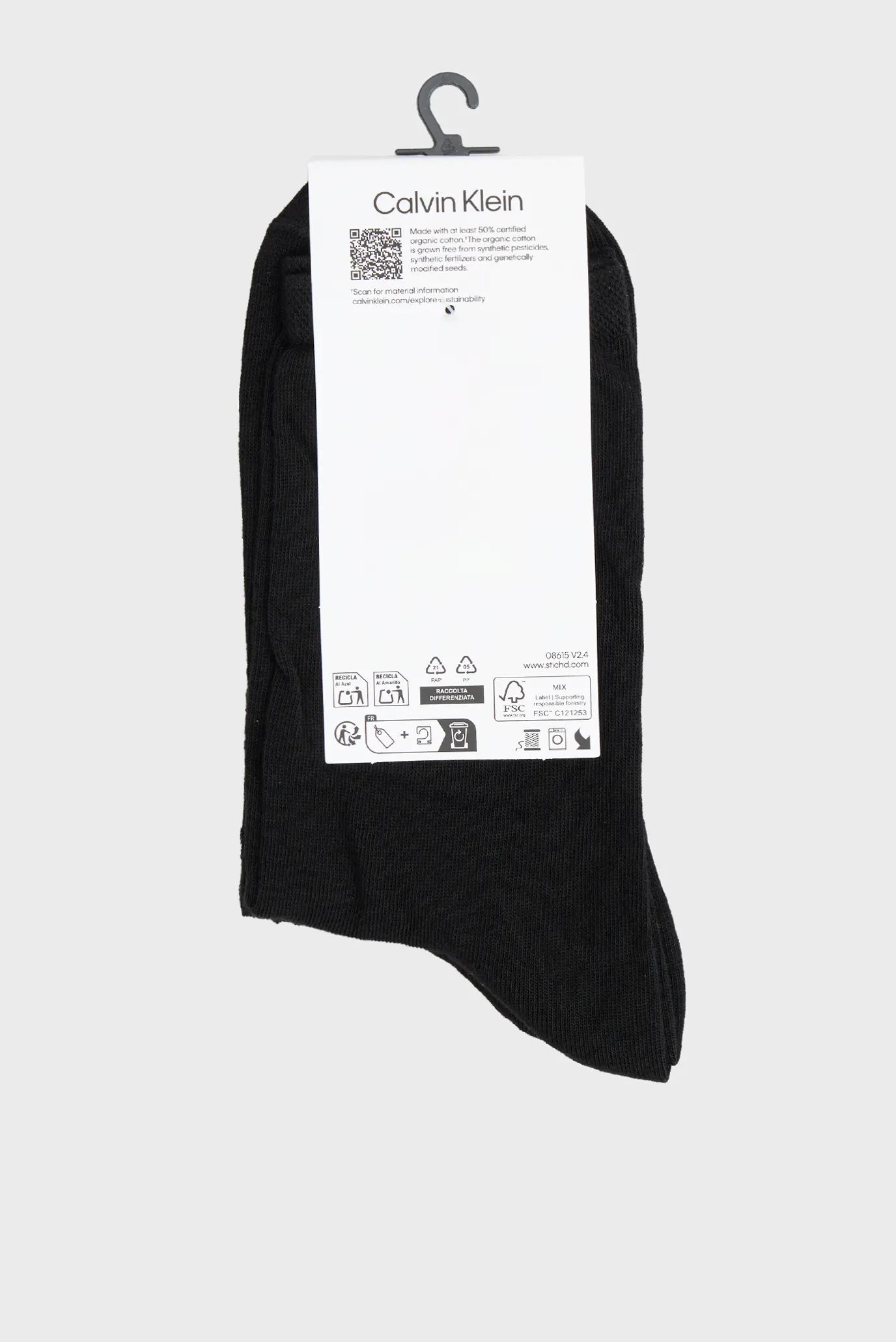 Носки CK WOMEN SOCK 2P EMBLEM AOP 3
