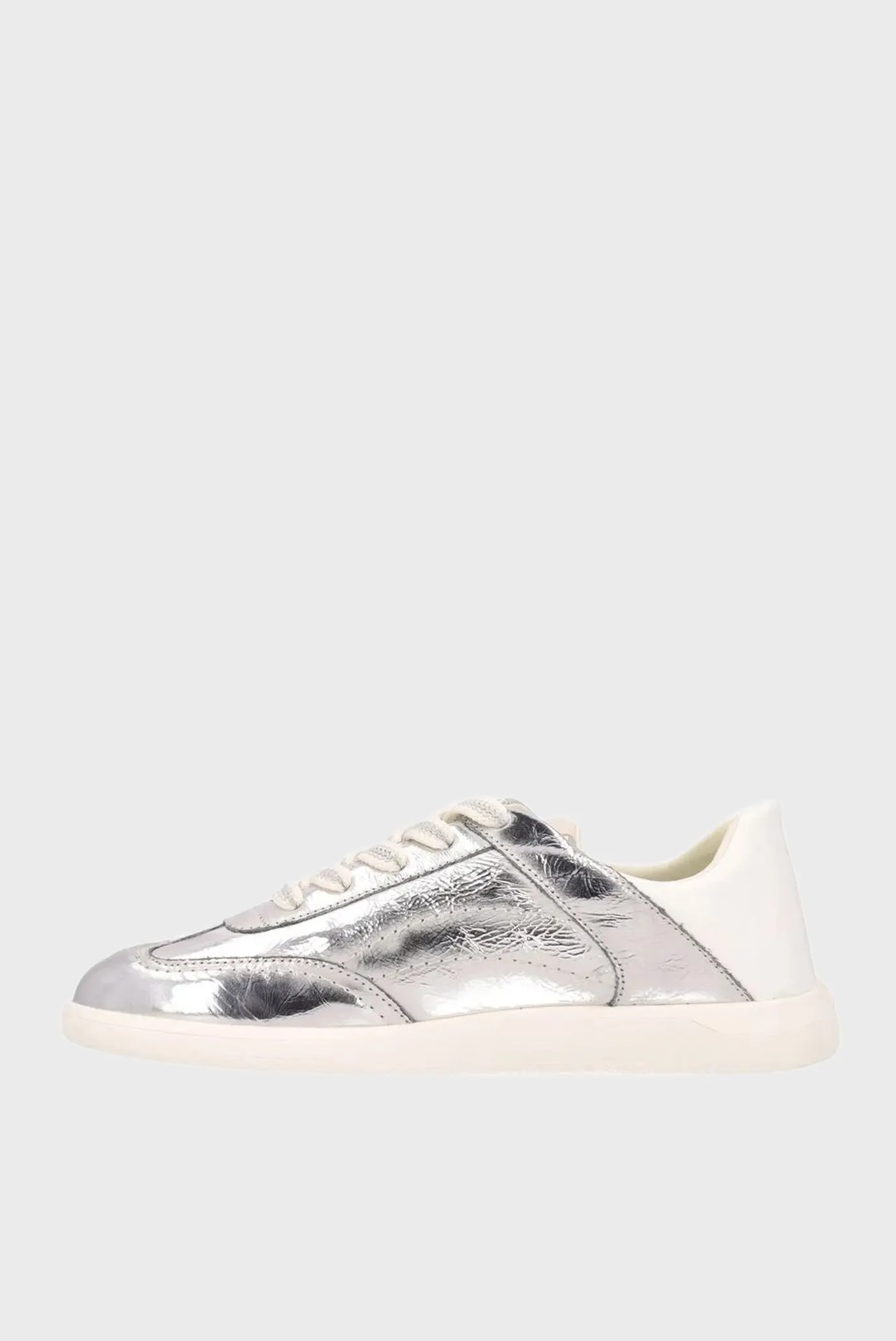 Кроссовки CONNOR 03 - SNEAKER METALLIC LEATHER SILVER 3