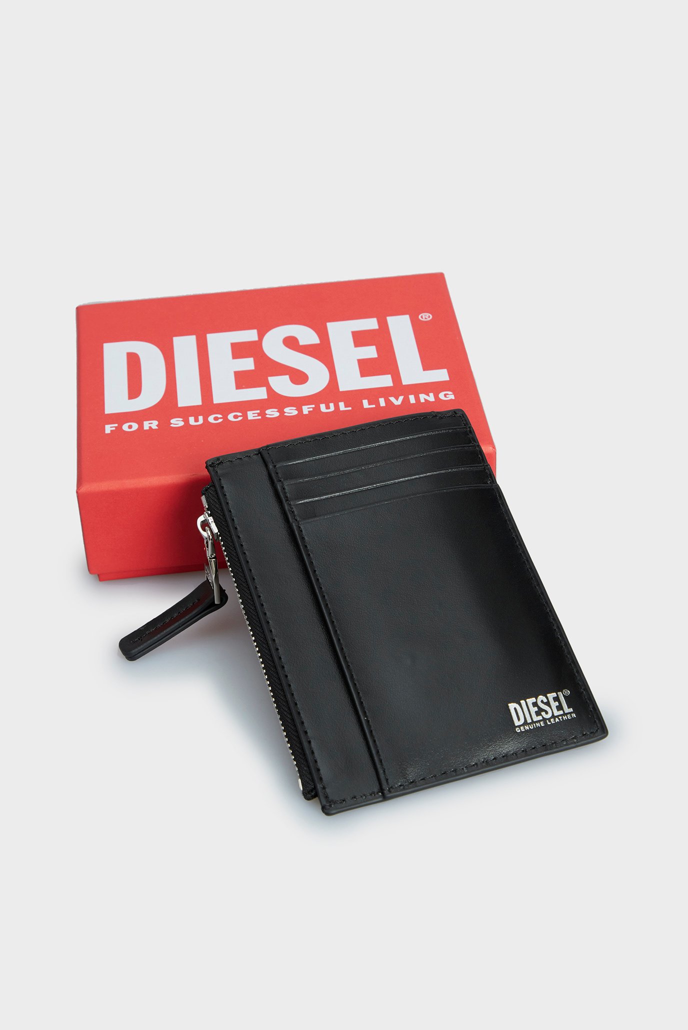 Женский черный кожаный кардхолдер 1DR 2