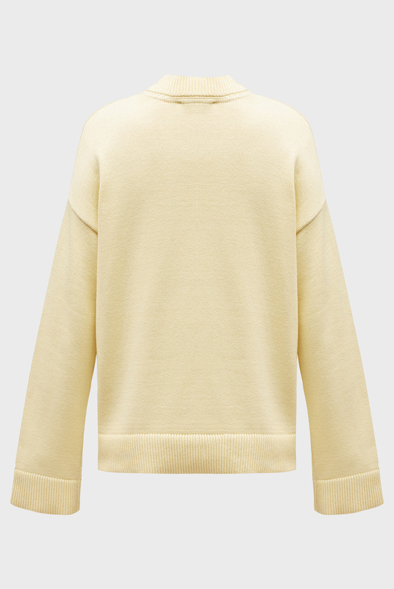 Женский желтый джемпер VARSITY GRAPHIC C-NECK SWT