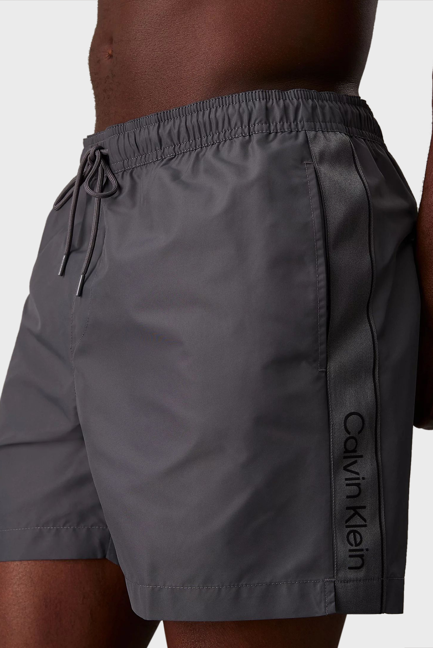 Мужские темно-серые плавательные шорты MEDIUM DRAWSTRING 4