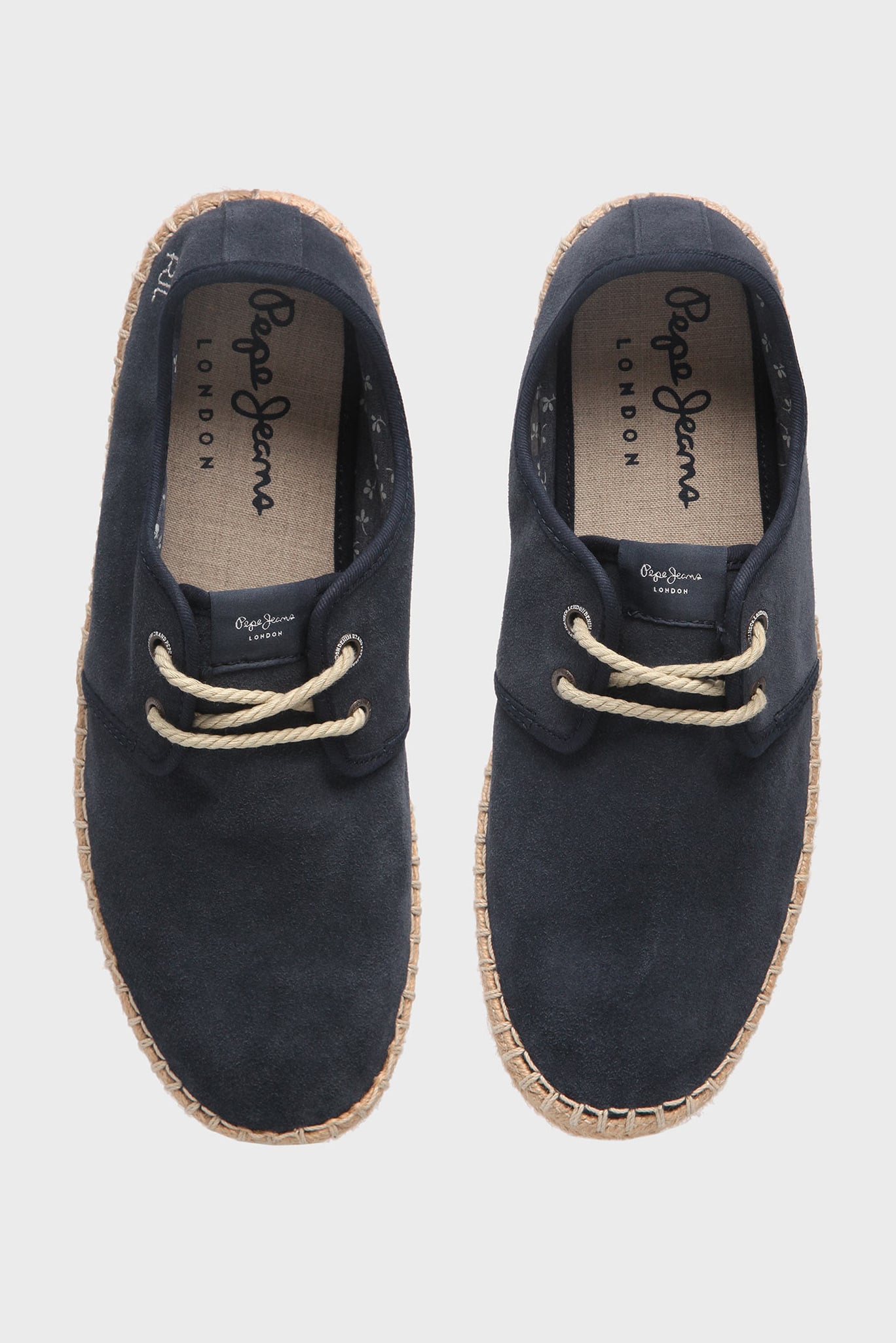 Мужские синие замшевые эспадрильи 3