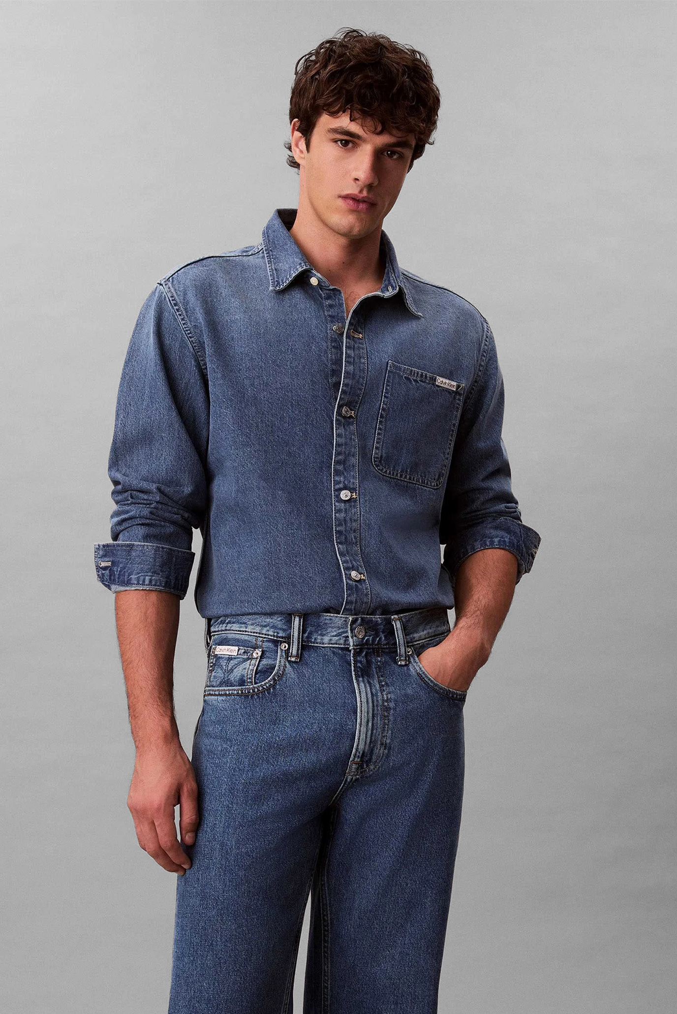 Джинсы 90S STRAIGHT CK MED BLUE STONE J 4