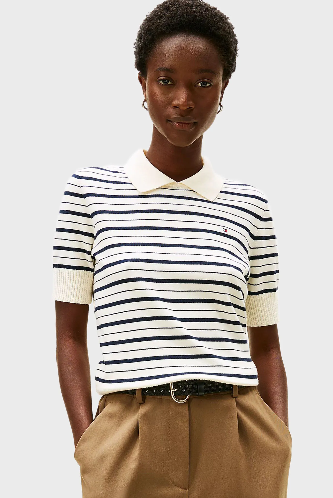 Свитер CO JERSEY FINE GG POLO S S SWT 1