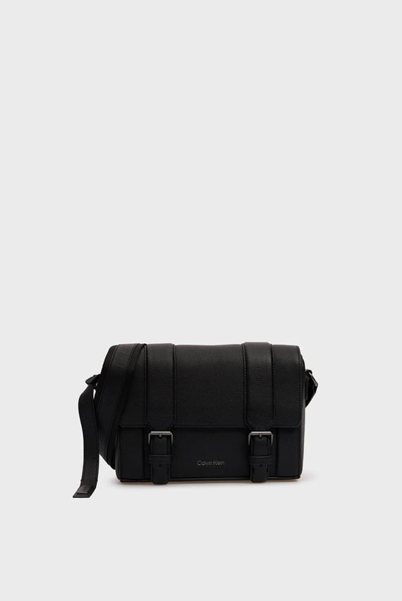 Сумка LEATHER SMALL FLAP MESSENGER Calvin Klein
