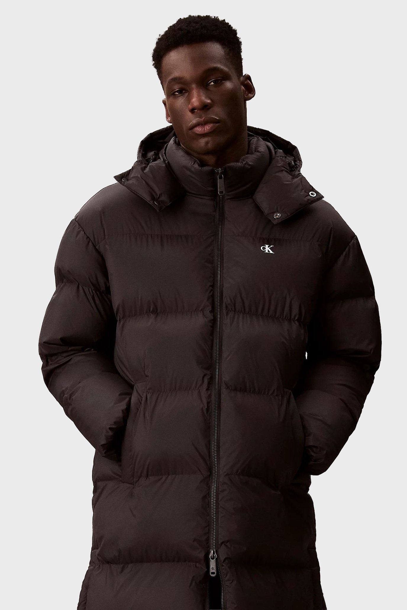 Куртка зимняя LS LONG LENGTH HOODED NYLON PUFF 6