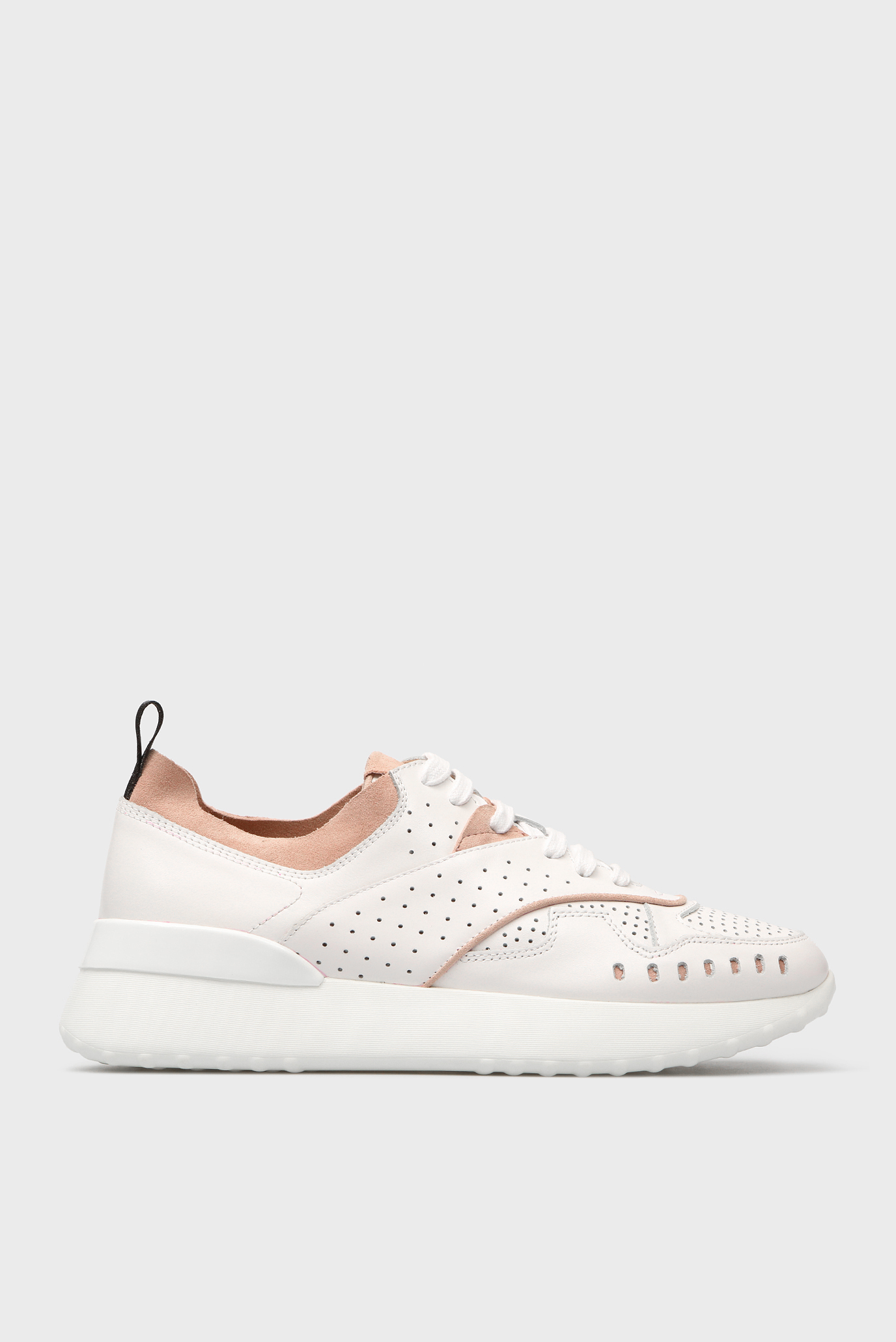 Женские белые кожаные кроссовки Garcia 6