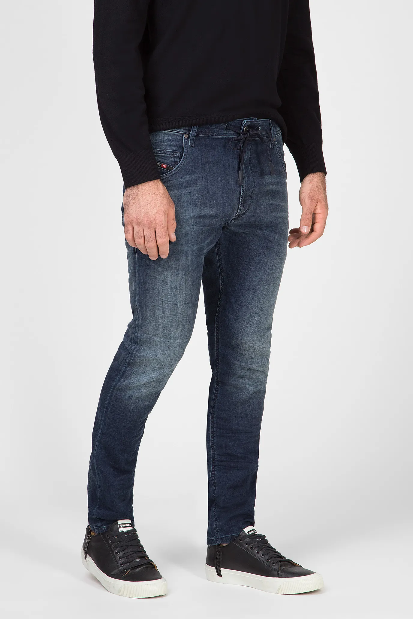 Мужские темно-синие джинсы KROOLEY CB-NE 7