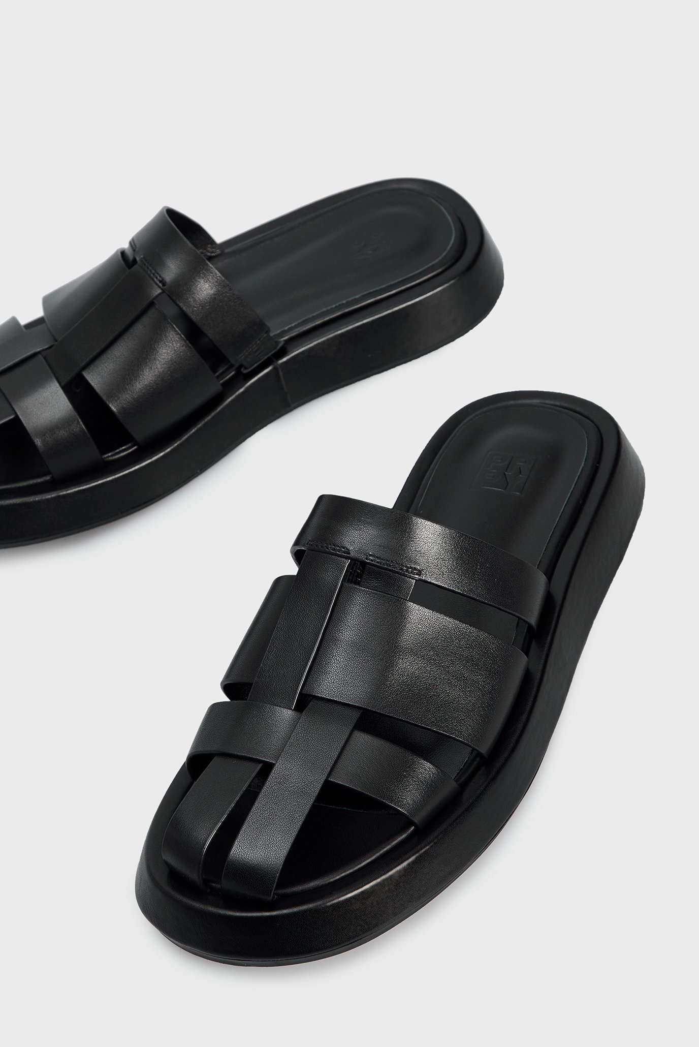 Женские черные кожаные мюли RobinPRPY Женские черные кожаные мюли Robin 2