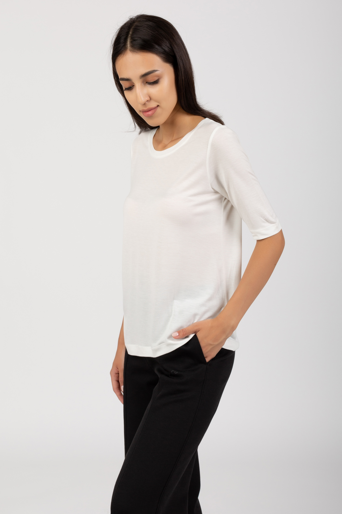 Футболка MODAL SILK RELAXED CREW NECK TEE 2