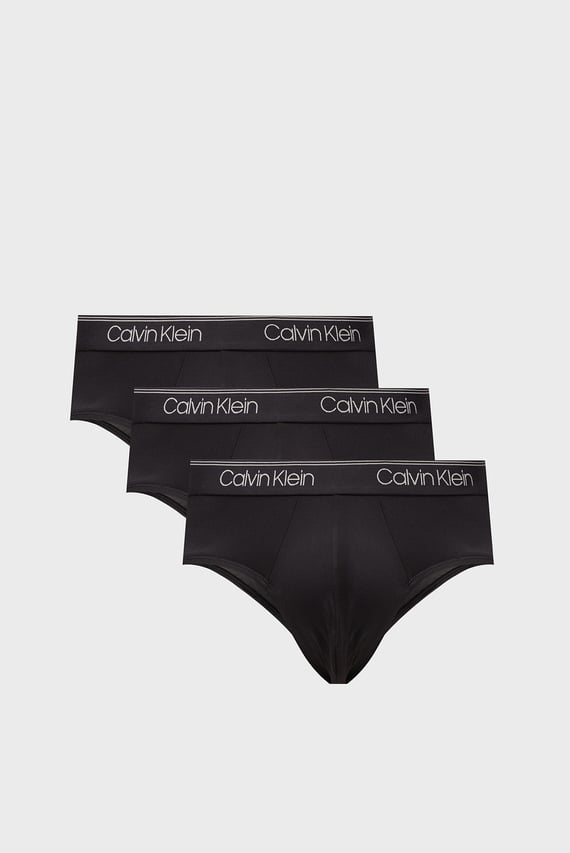 Мужские черные брифы (3 шт) HIP BRIEF 3PK